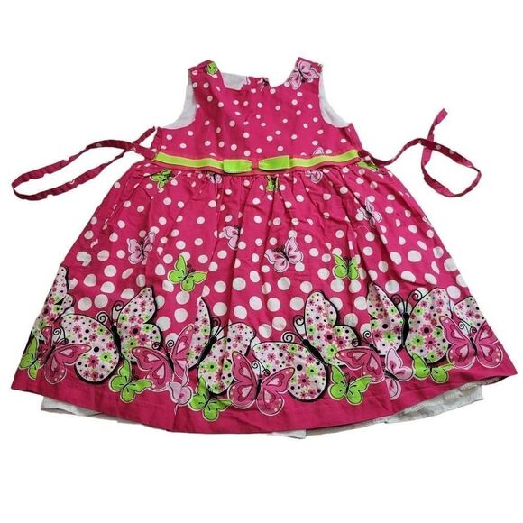 Rare Editions butterfly dress 4T - Picture 1 of 7
